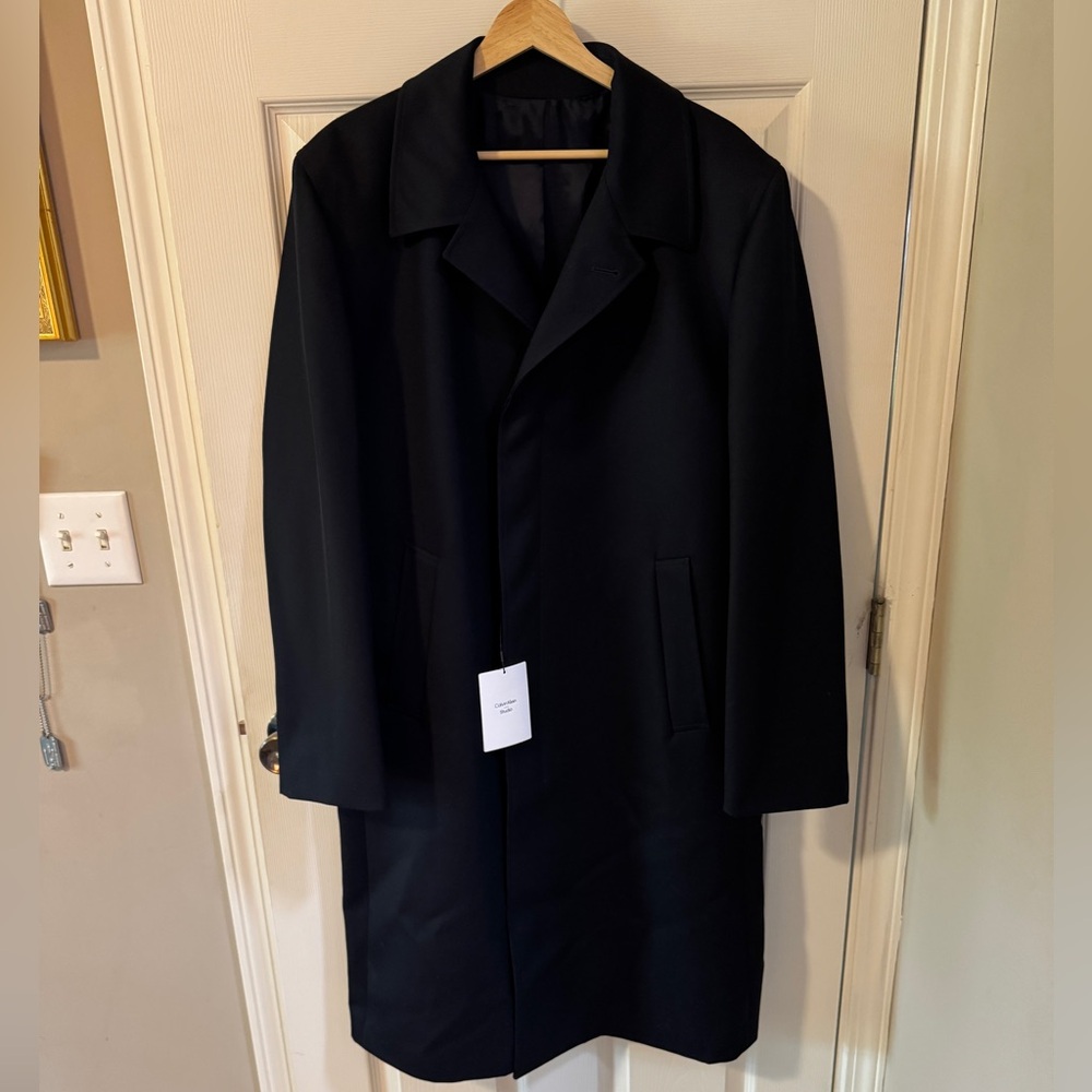 Calvin Klein Studio - Men's Black Trench Coat